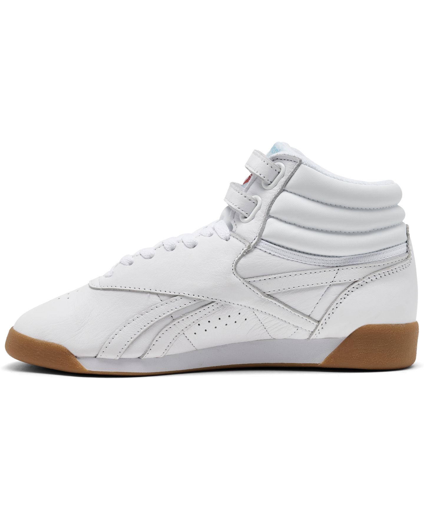 Женские кроссовки Reebok Freestyle High-Top Retro, цвет: Белый / Синий — фото 3