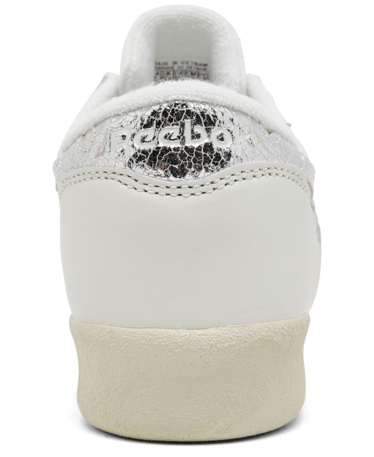 Женские кроссовки Reebok Freestyle Lo Lifestyle Low-Top 80s-Inspired, цвет: Белый / Серебристый — фото 4