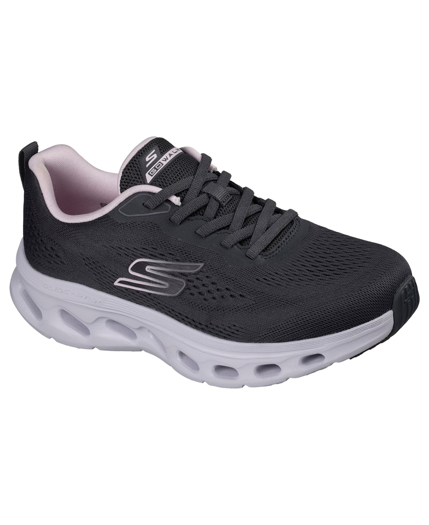 Женские кроссовки Skechers GO Walk Glide-Step 2.0 Kristee Slip-On Walking, цвет: Графитовый / Лавандовый — фото 1