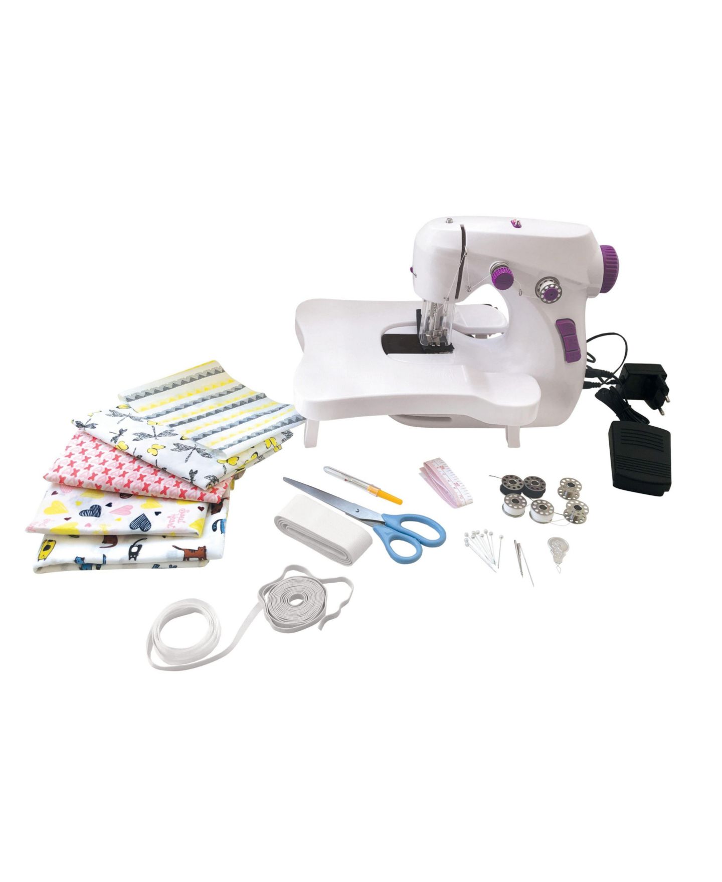 Детская игрушка Lexibook The Sewing Workshop LED Light Double-Thread Sewing Machine, Ages 8+ — фото 1