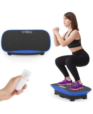 Vibration Plate Exercise Machine with 10 Speed Intensities, 220-lb Cap