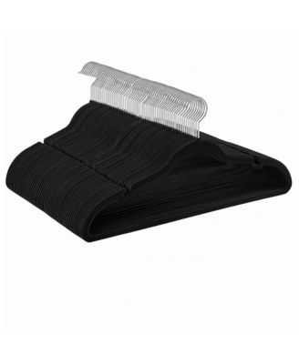 Velvet Hangers 60 Pack, Non-Slip Clothes Hangers, Suit Hangers with Shoulder Notches, Pants Bar, 360degree(s) Swivel Hook, for Closet