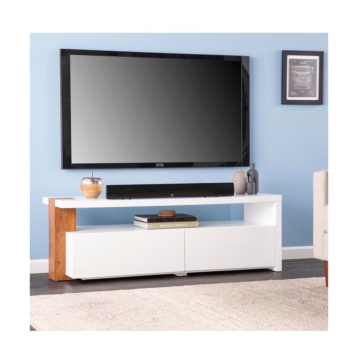 Augusta Home Harliston Contemporary Media Stand Storage