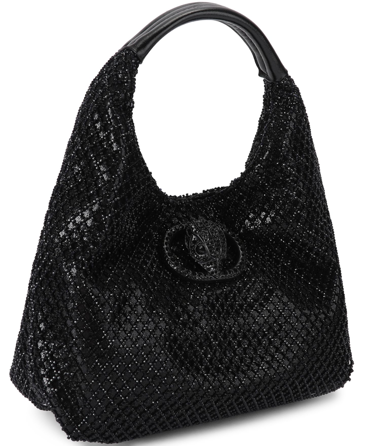 Женская сумка Kurt Geiger London Small Chelsea Slouch Embellished Hobo, цвет: Чёрный — фото 3