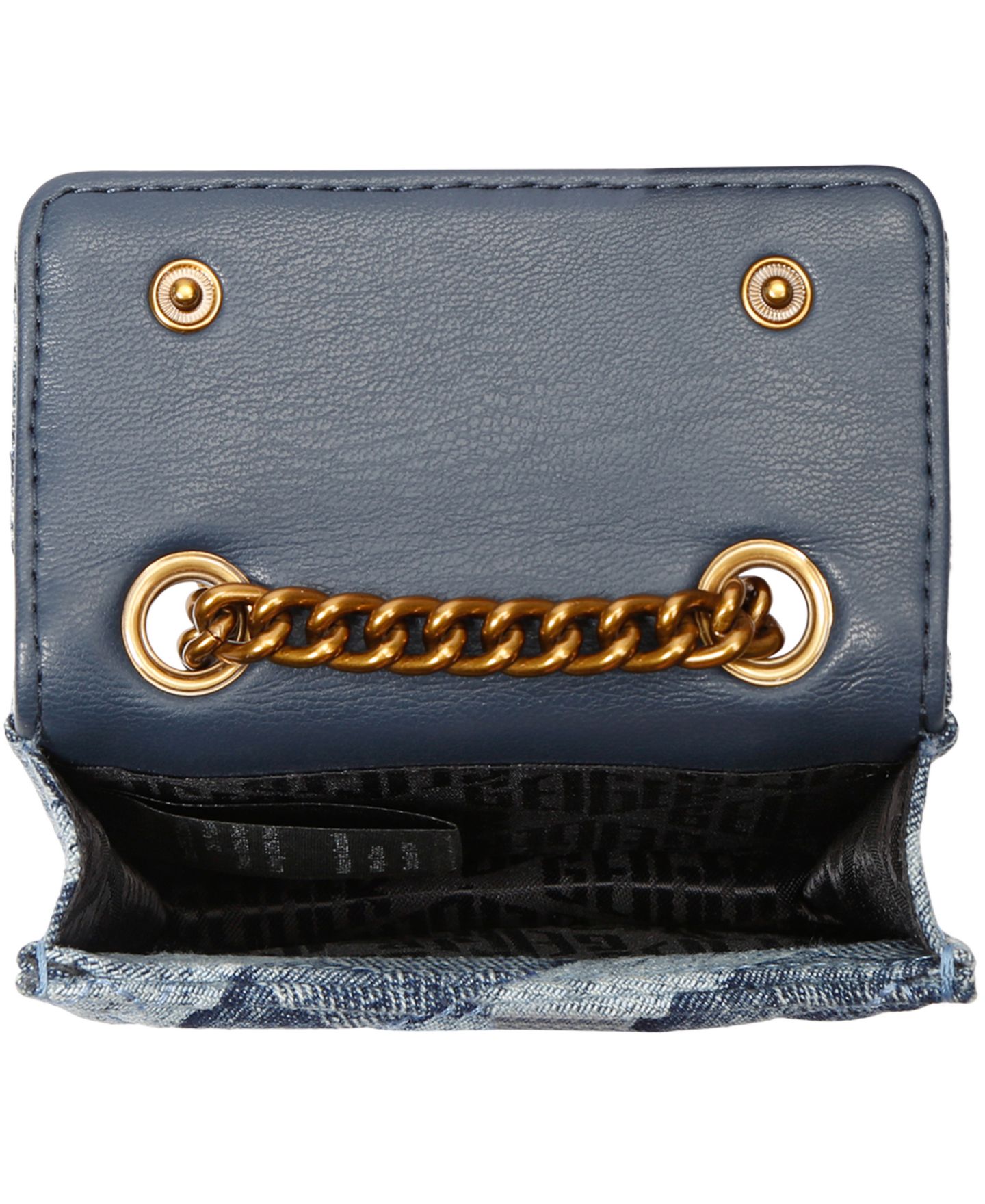 Женская сумка через плечо Kurt Geiger London Micro Denim Kensington, цвет: Джинсовый — фото 5