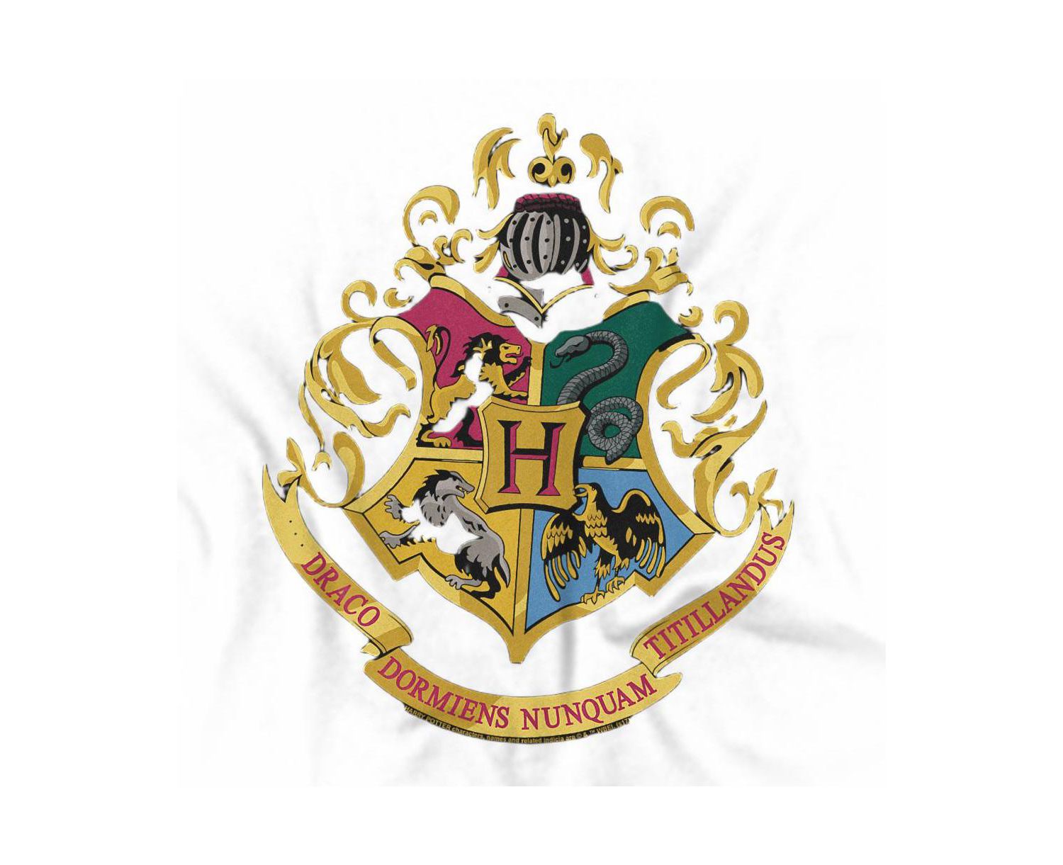 Men's Hogwarts Crest Long-Sleeve Classic-Fit Crewneck Sweatshirt