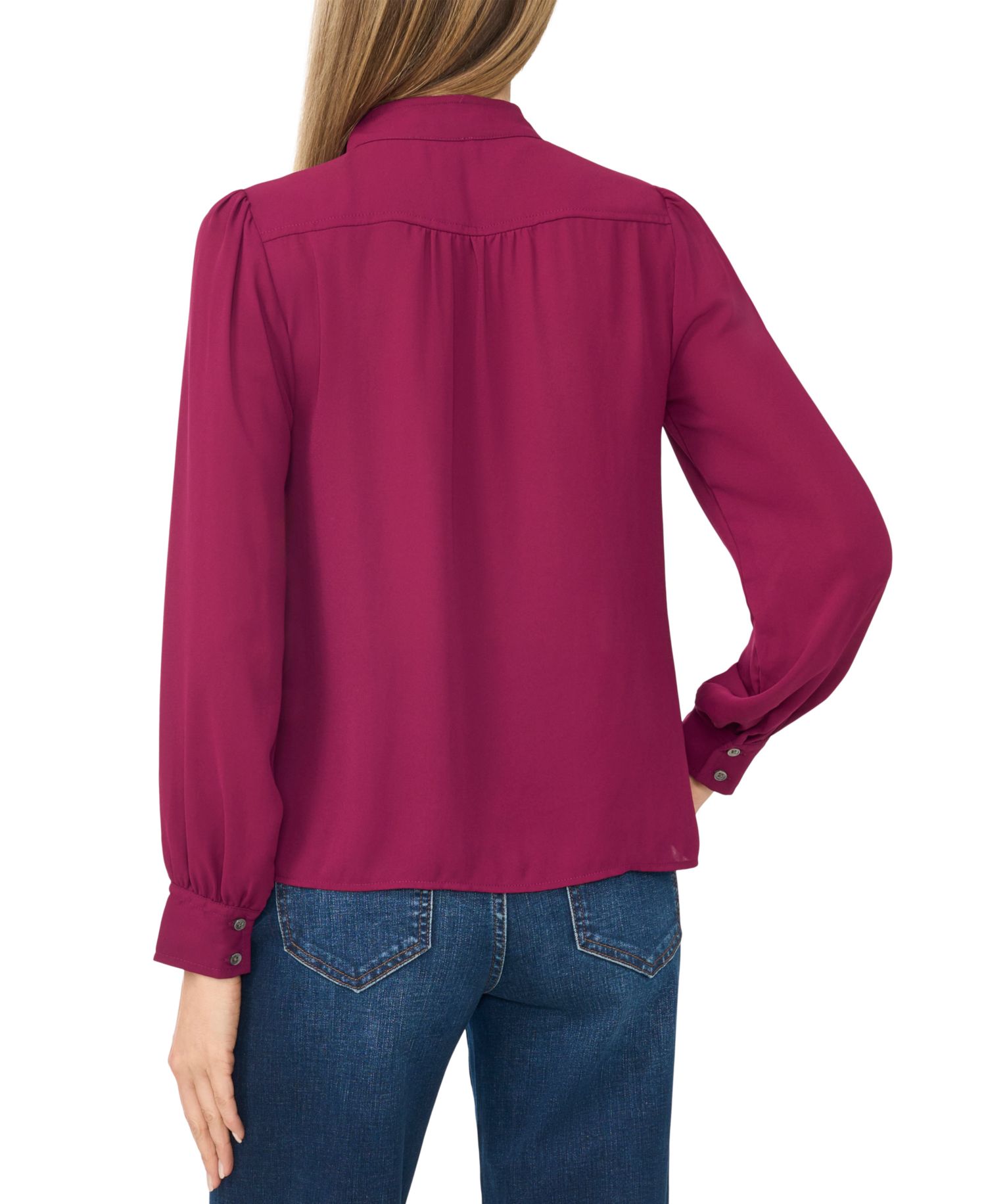 Women's Stand-Collar Long-Sleeve Top