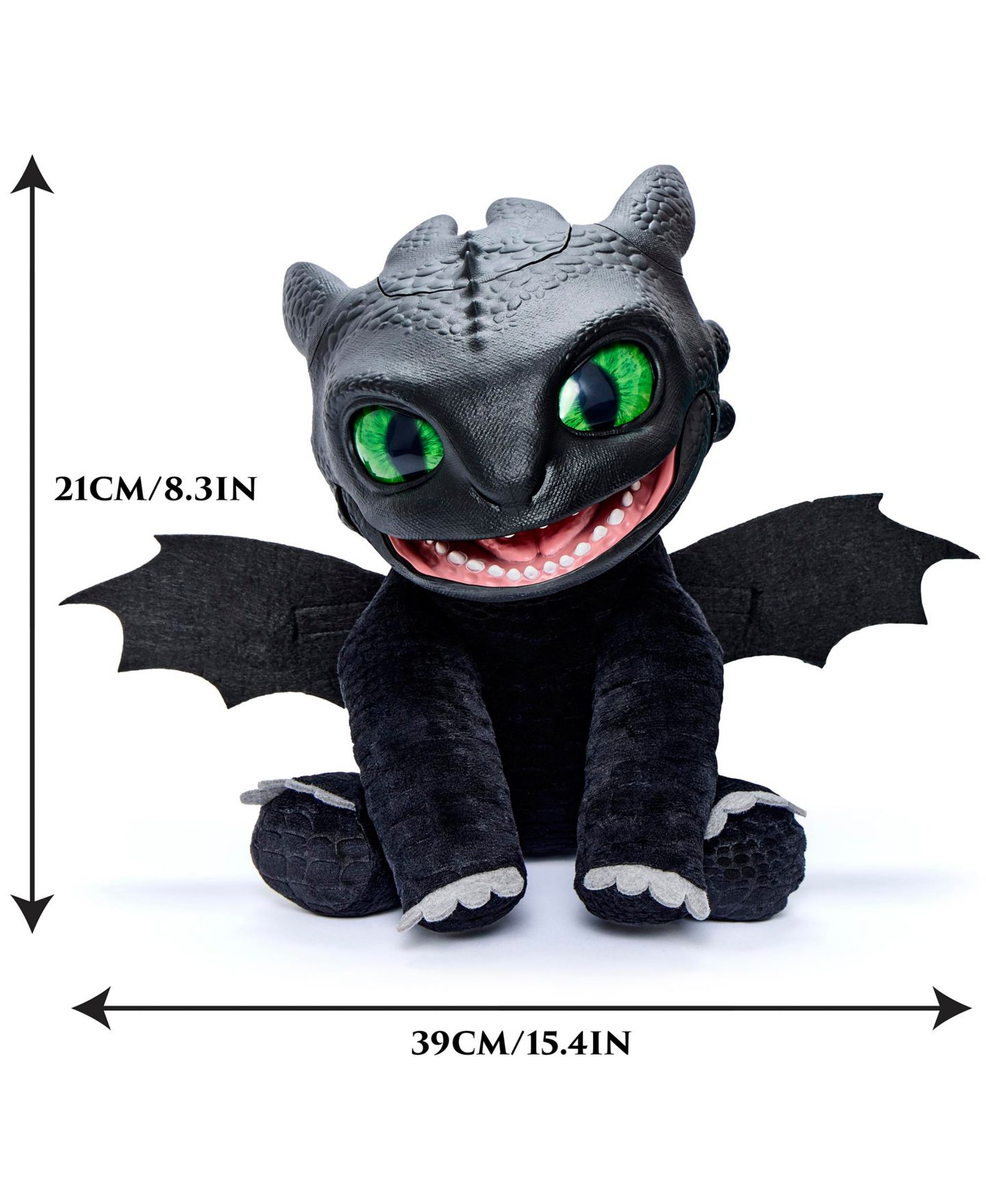 Детская фигурка How to Train Your Dragon Toothless Puppetronic Action Figure, Ages 6+ — фото 7