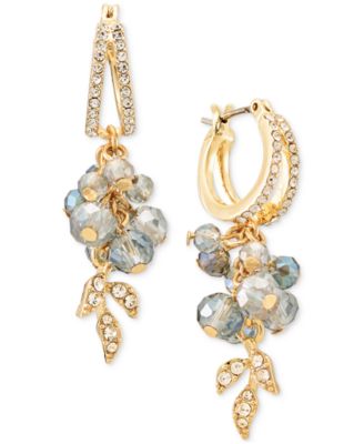 Crystal Pave 14MM Hoop Earrings