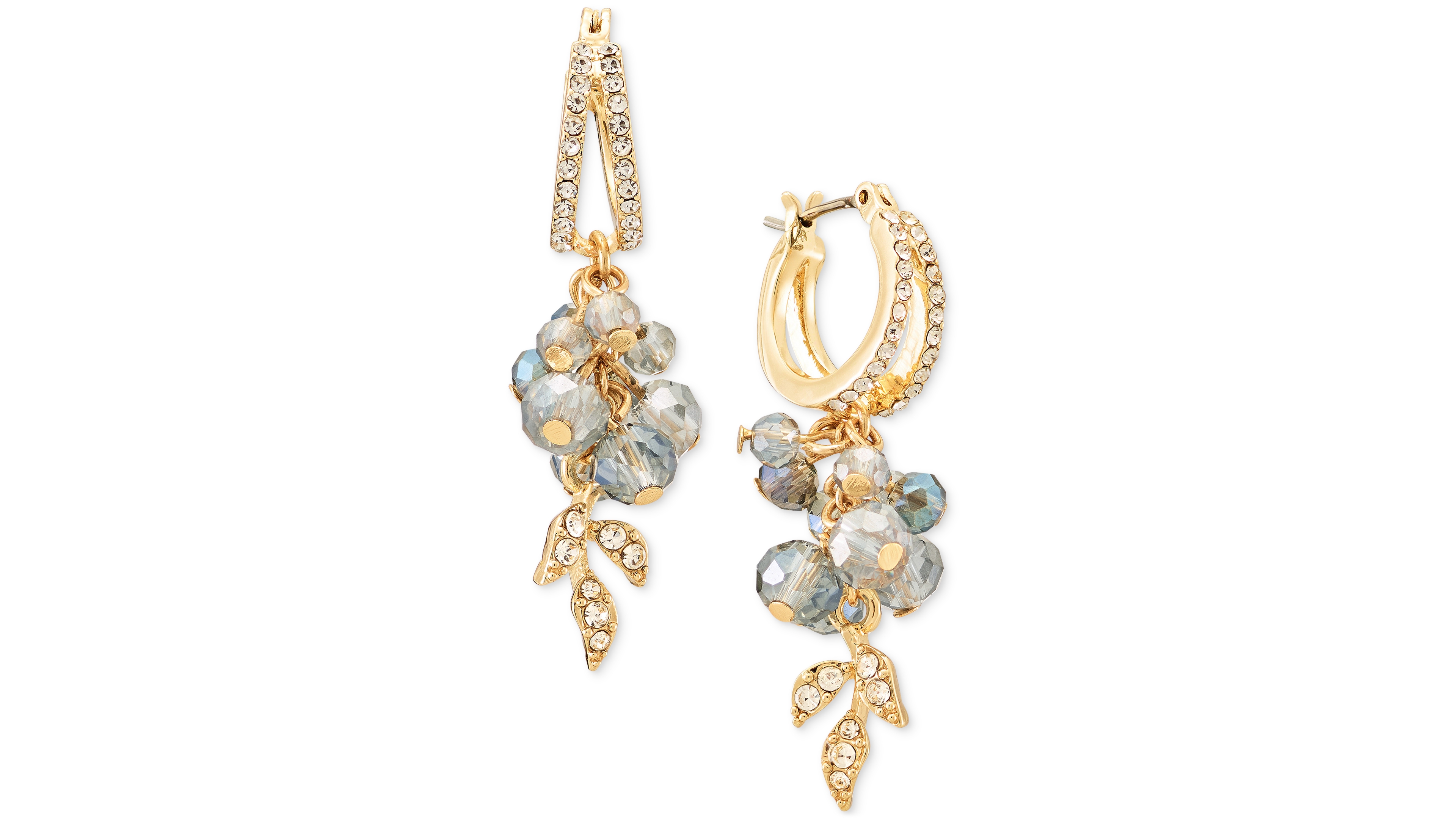 Lonna & Lilly Crystal Pave 14MM Hoop Earrings