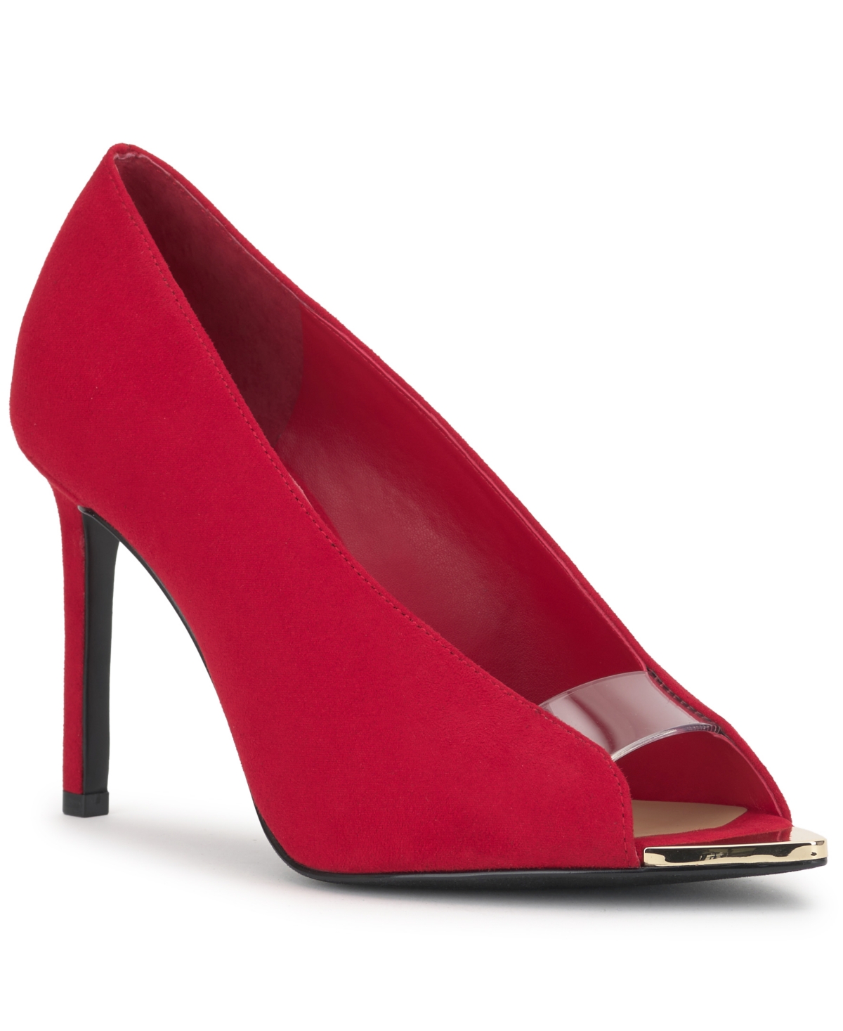 I.n.c. International Concepts Women's Ayluna Peep-Toe High-Heel Pumps, Macy's Exclusive - Real Red