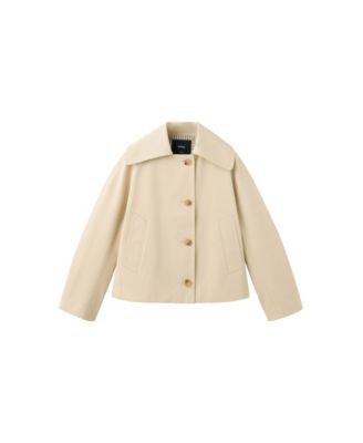 Women's Waxed Oversized Trench Coat