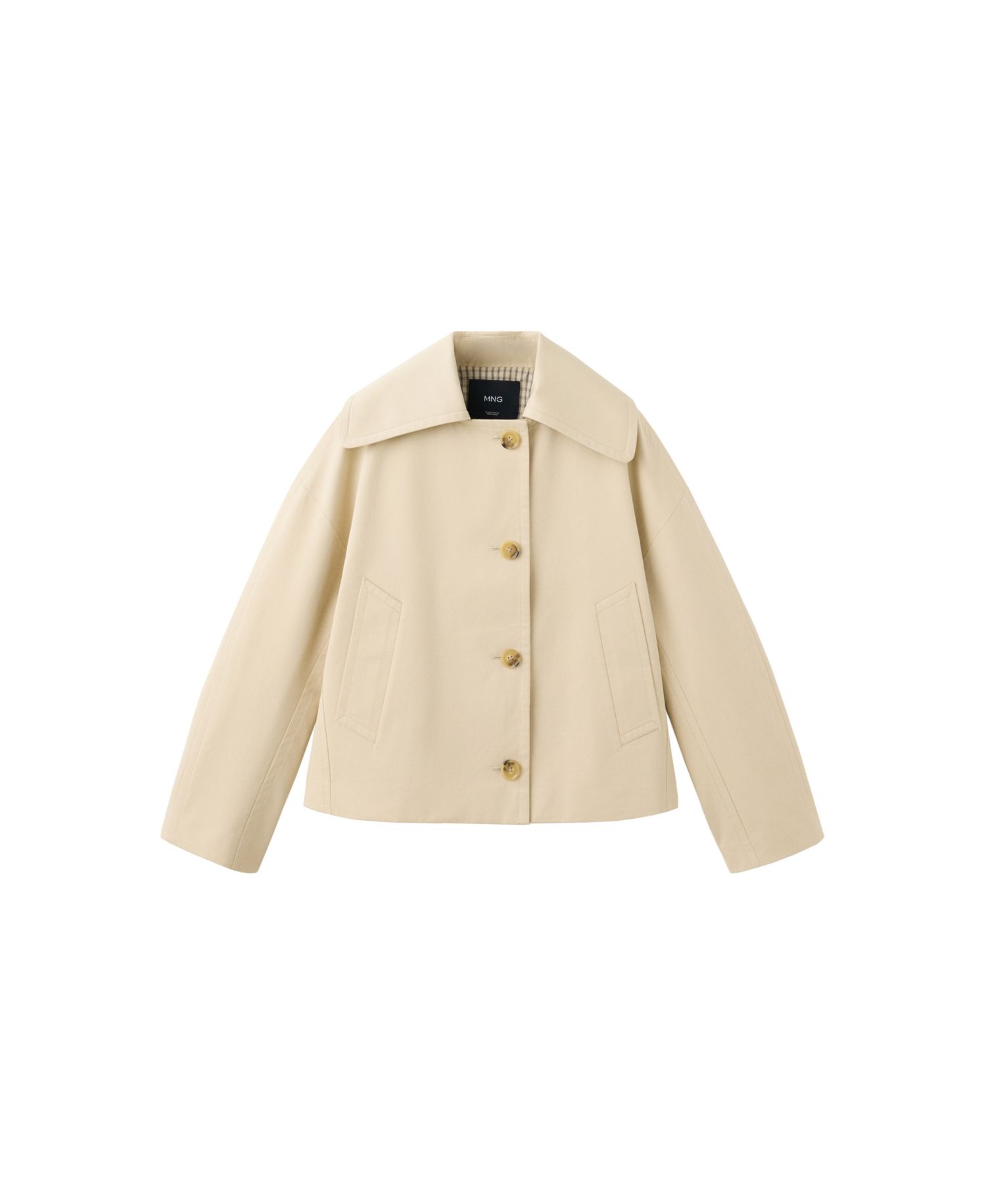 Women's Waxed Oversized Trench Coat