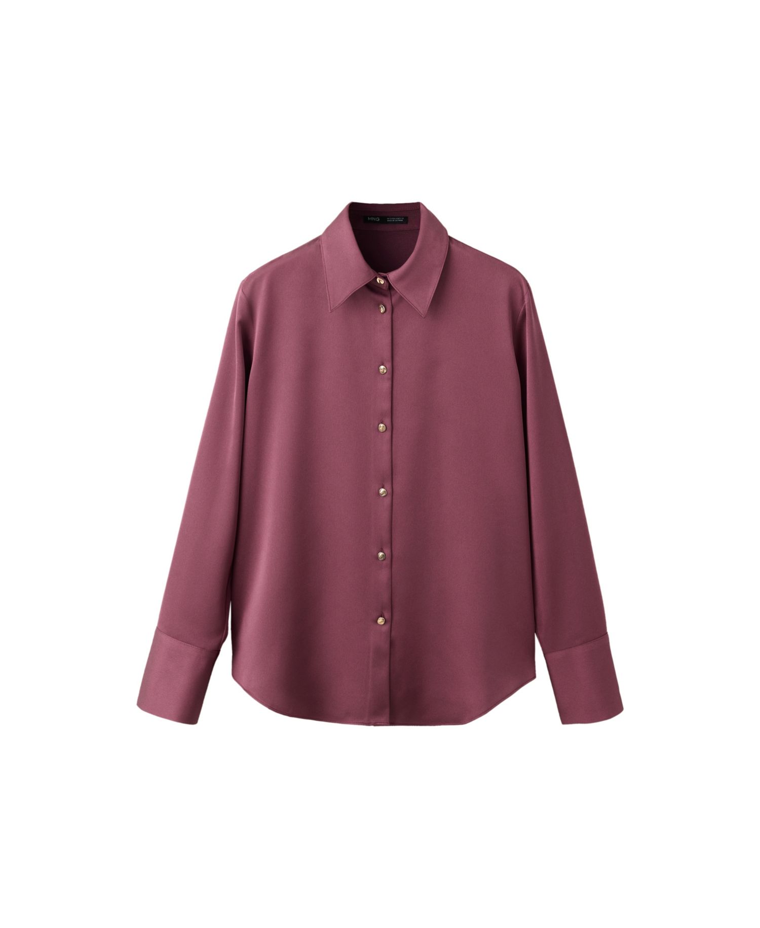 Women's Satin Regular-Fit Shirt