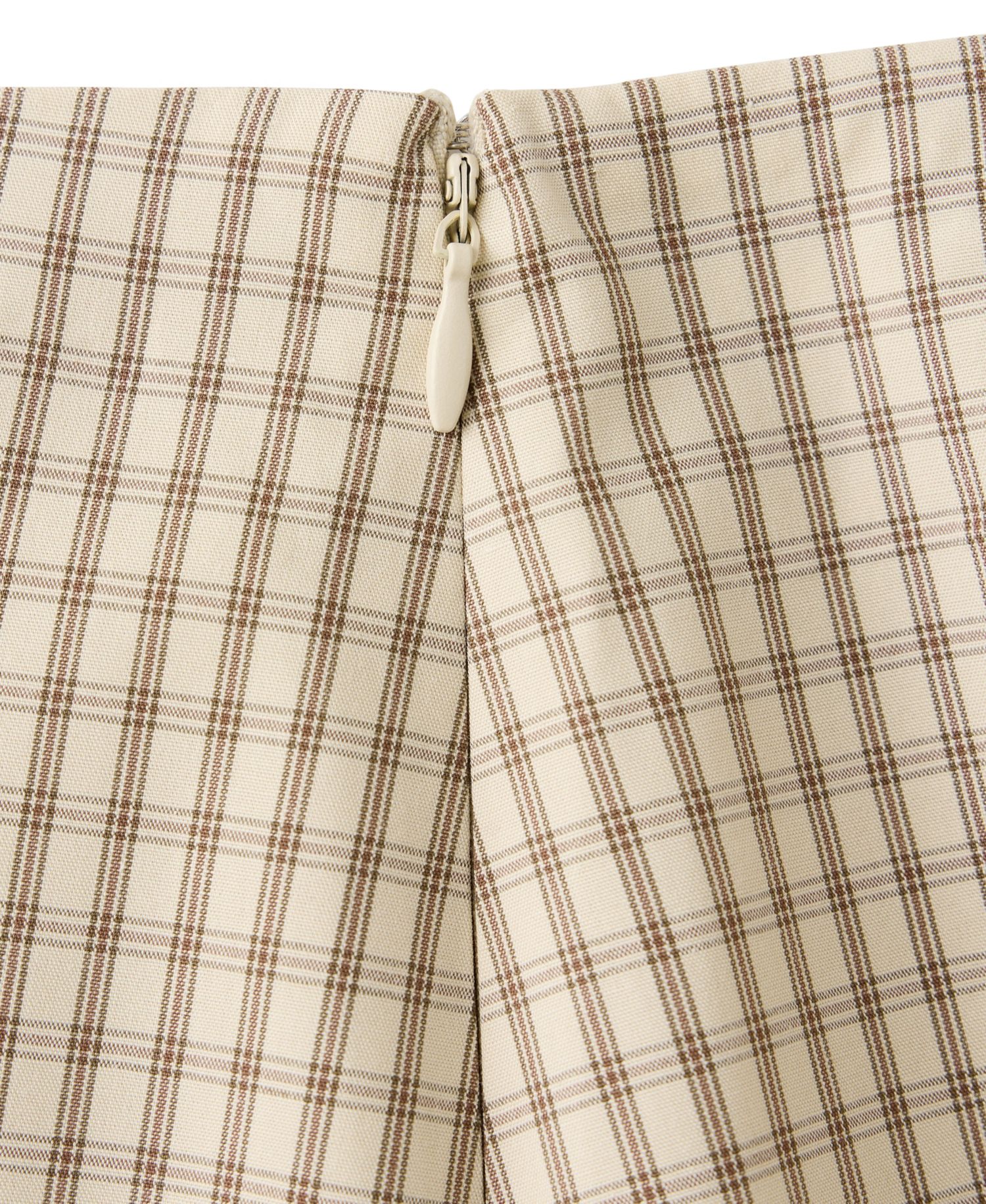 Women's Gingham Mini Cotton Skirt