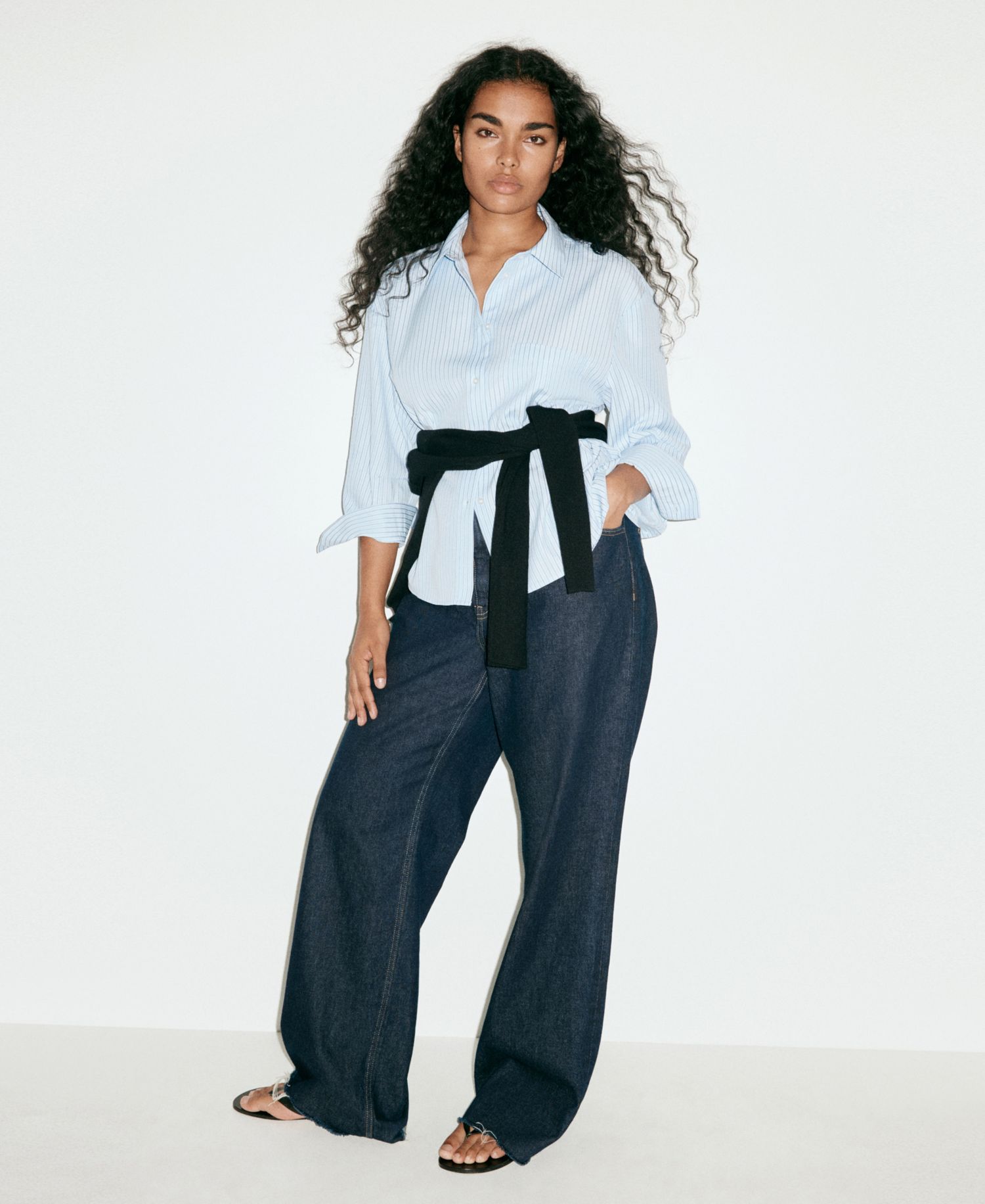 Women's Striped Straight Shirt