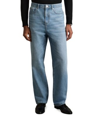 Men's Broadway Light-Wash Loose-Fit Jeans
