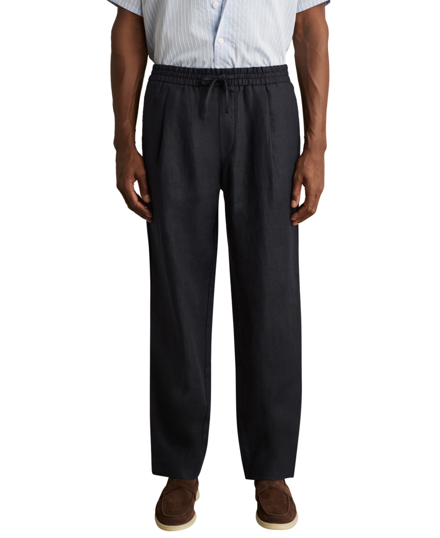 Men's Barges Relaxed-Fit Linen Drawstring Pants