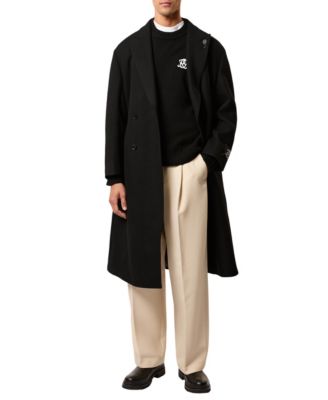 Men's Archibald Embroidered Monogram Crewneck Wool Sweater