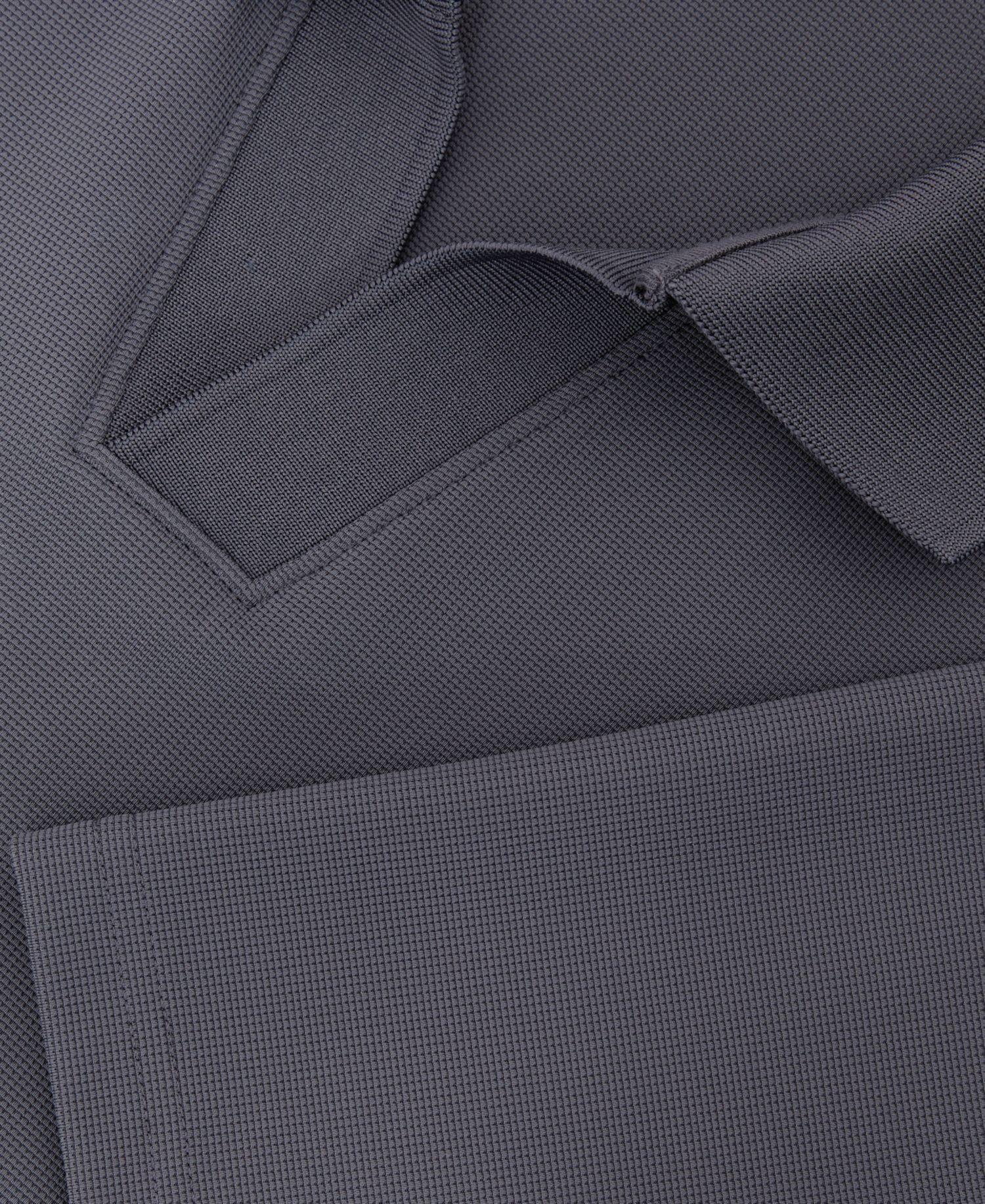 Men's Dover Slim-Fit Textured Open-Collar Polo Shirt