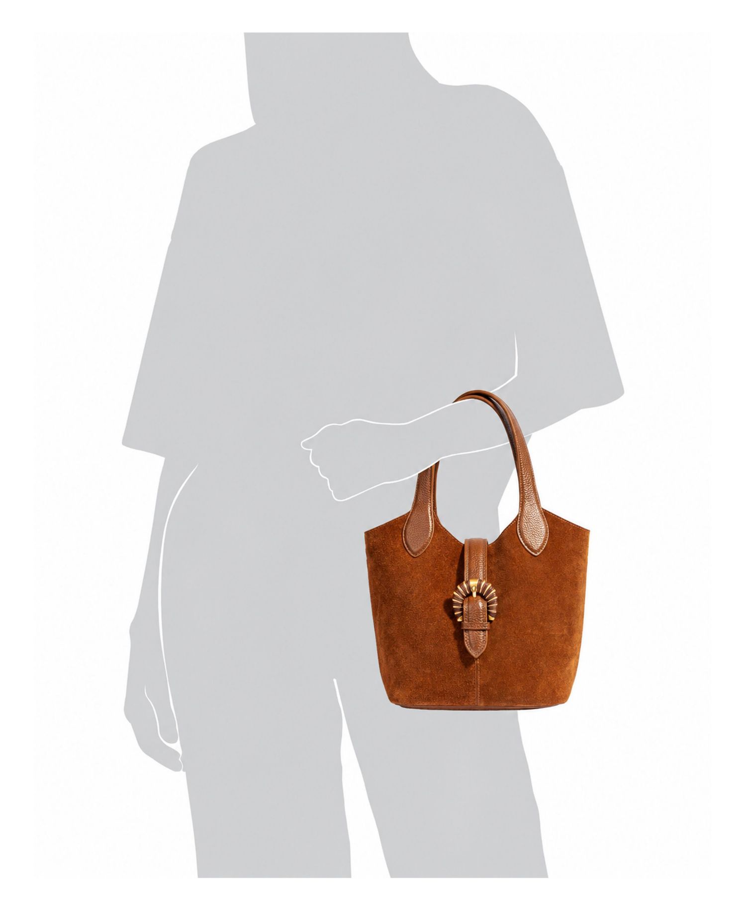Lucy Buckle Crossbody Handbag