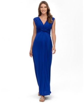Women's Sleeveless Knot Detail V-Neck Nursing Papaver Dress