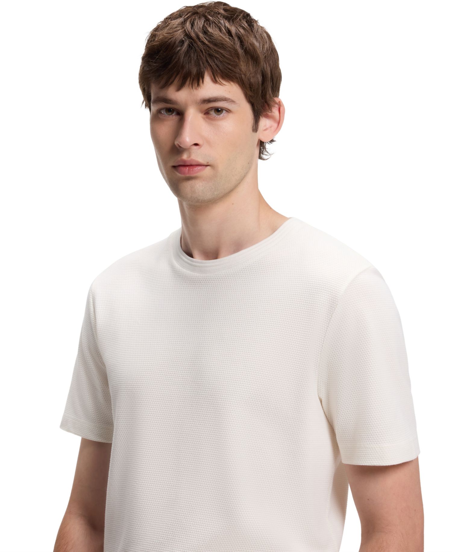 Men's Bubble-Jacquard Structure T-shirt