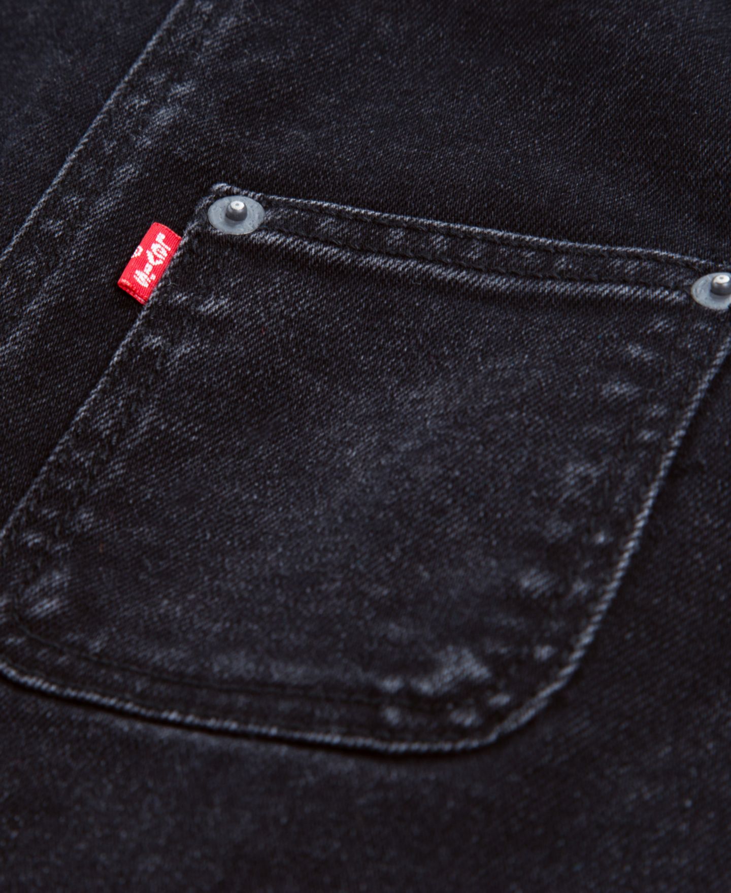 Детское джинсовое платье Levi's в утилитарном стиле без рукавов, S-XL, цвет: Чёрный — фото 4
