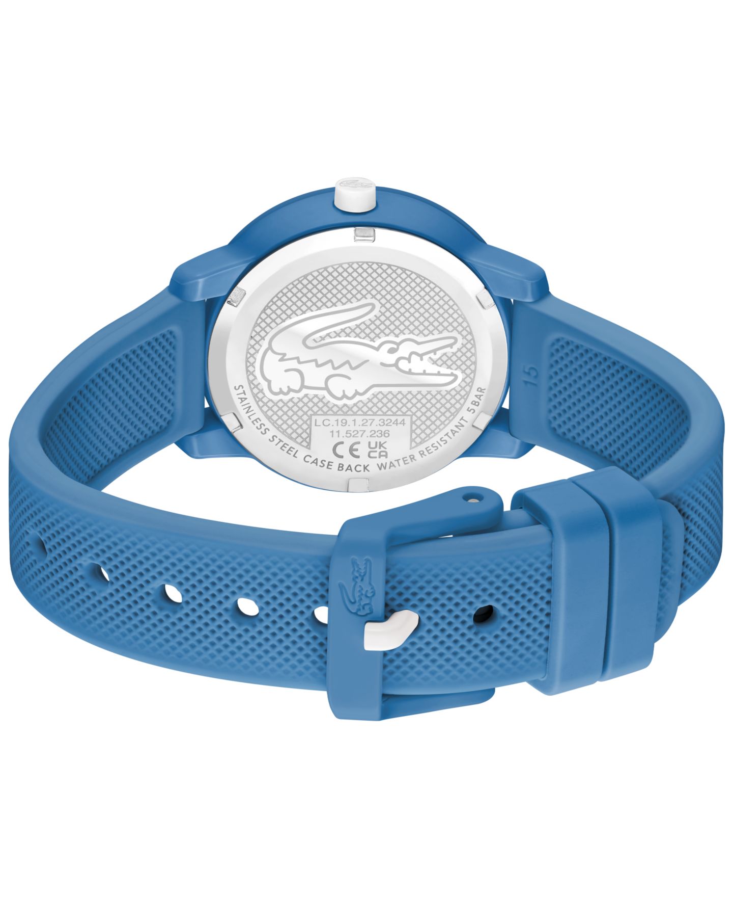Детские часы Lacoste 12.12 Blue Silicone Strap Analog Watch 33mm — фото 3