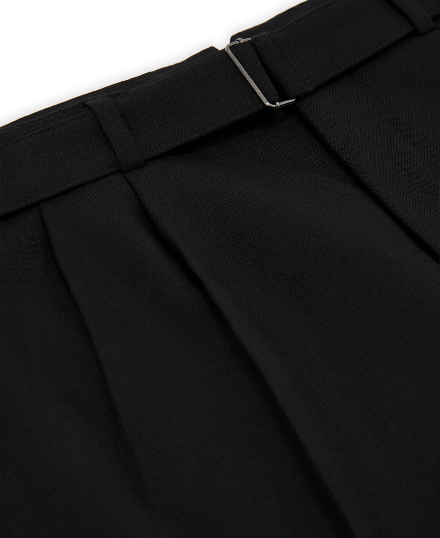 Men's Strap Tapered-Fit Pleated Wool-Blend Pants