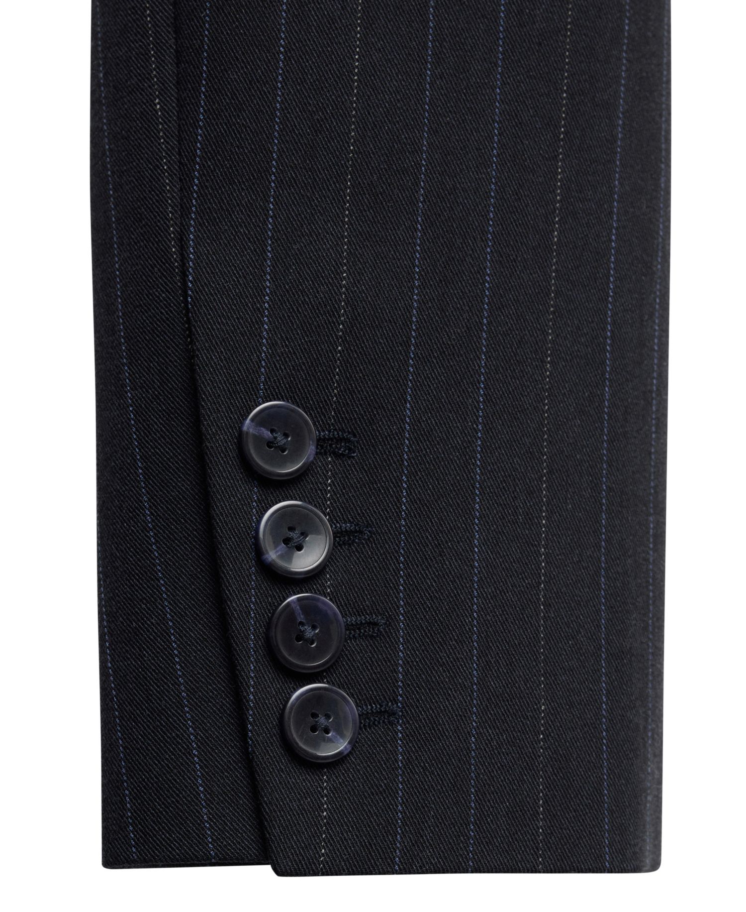 Women's Selection Pinstripe V-Neck Wool-Blend Blazer