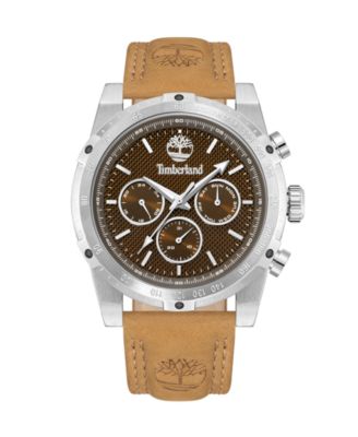 Men's Quartz Sport Leather Watch 45mm