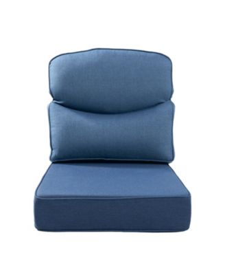 Luxury Smile 24x24x6 Outdoor Cushions, Water Resistant Olefin Deep Seat Cushion for Patio Wicker Chair Sofa
