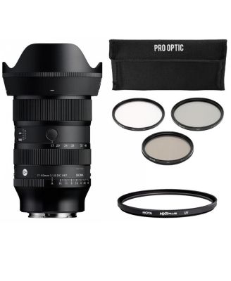 17-40mm f/1.8 DC Art Lens for Sony E, Bundle with Filter Kit
