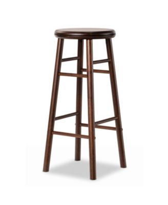 29-Inch Swivel Bar Stools with a Wood Crossbar Base