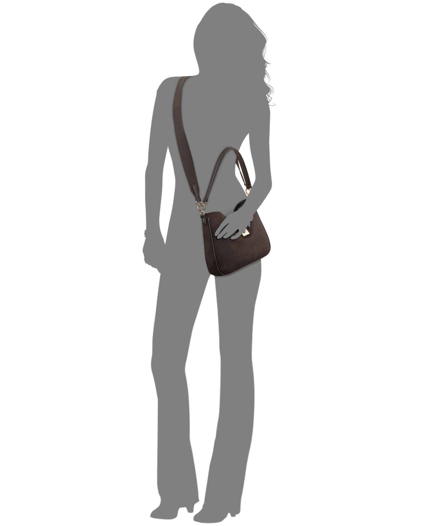 Monette Medium Convertible Polyurethane Hobo Handbag
