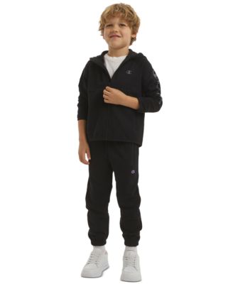 Boys' 8-20 Full-Zip Hoodie and Jogger Pants, 2-Piece Set