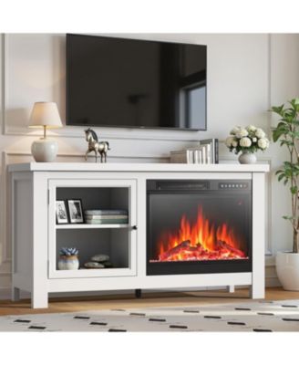 48-Inch Electric Fireplace TV Stand with Remote Control
