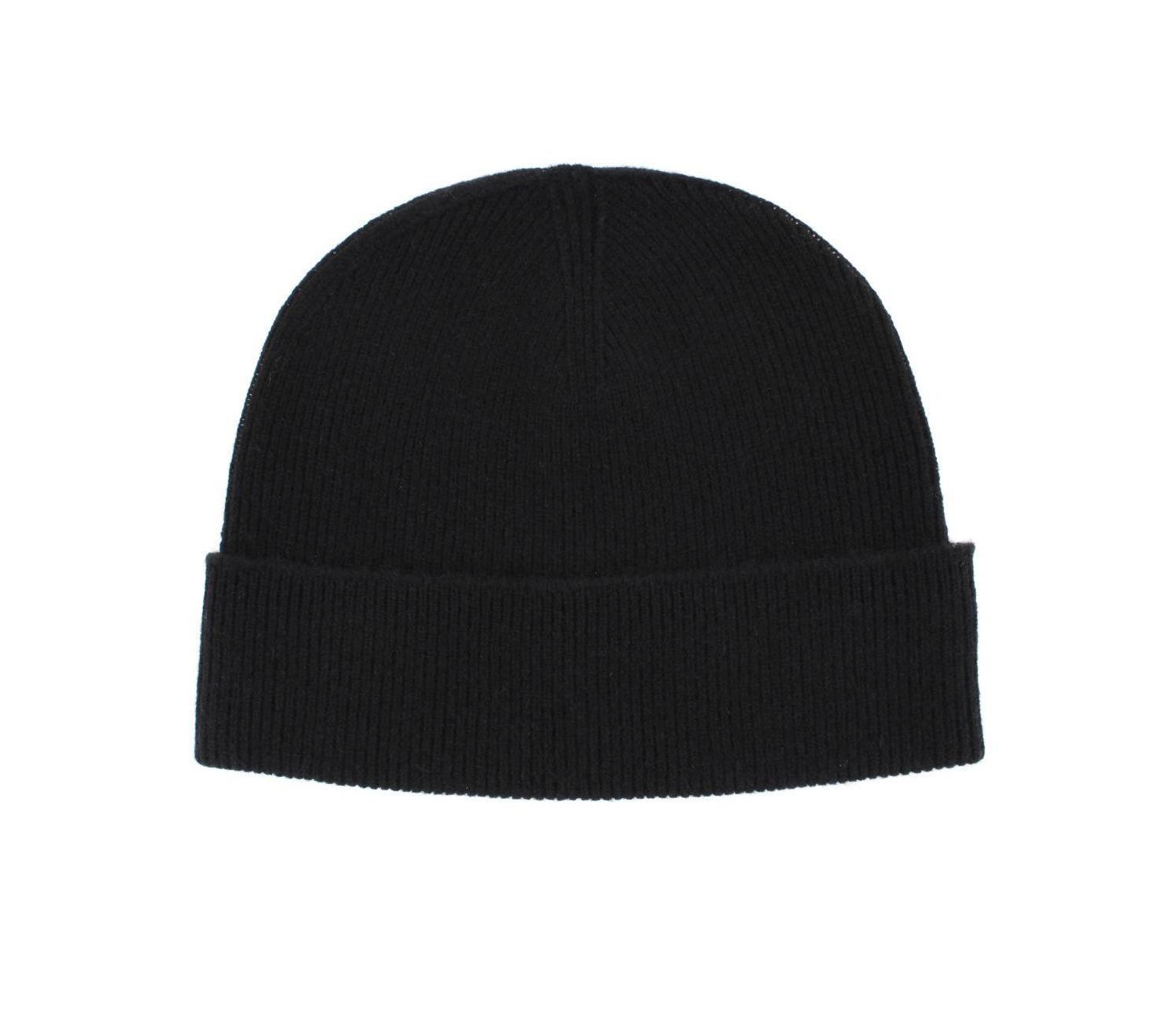 Men's Camden Cashmere Solid Colored Micro Ribbed Beanie