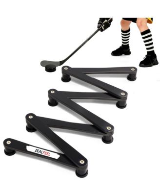 Hockey Training Equipment, Multi-Section Adjustable Stickhandling Trainer, Aid for Puck Control, Speed and Coordination