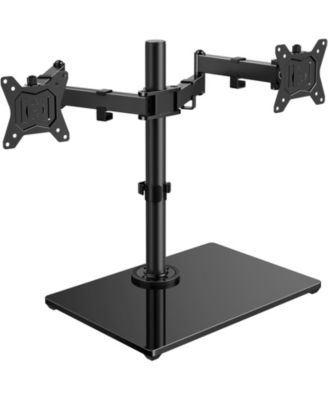 Free-Standing Adjustable Dual Monitor Stand for 13–32 Inch Monitors