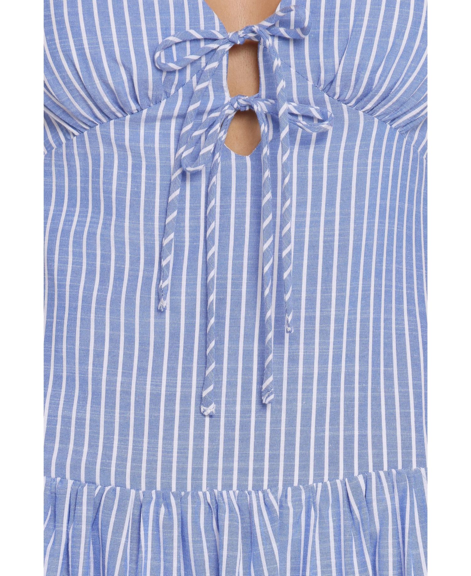 Women's Vanessa V-Neck Striped Maxi Dress