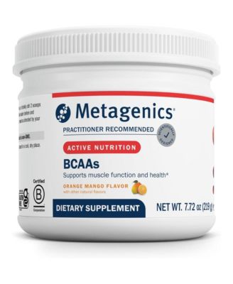 BCAAs Powder - Orange Mango Flavor - 2:1:1 Ratio of Leucine, Isoleucine and Valine - Supports Muscle Recovery, Endurance - 30 Servings