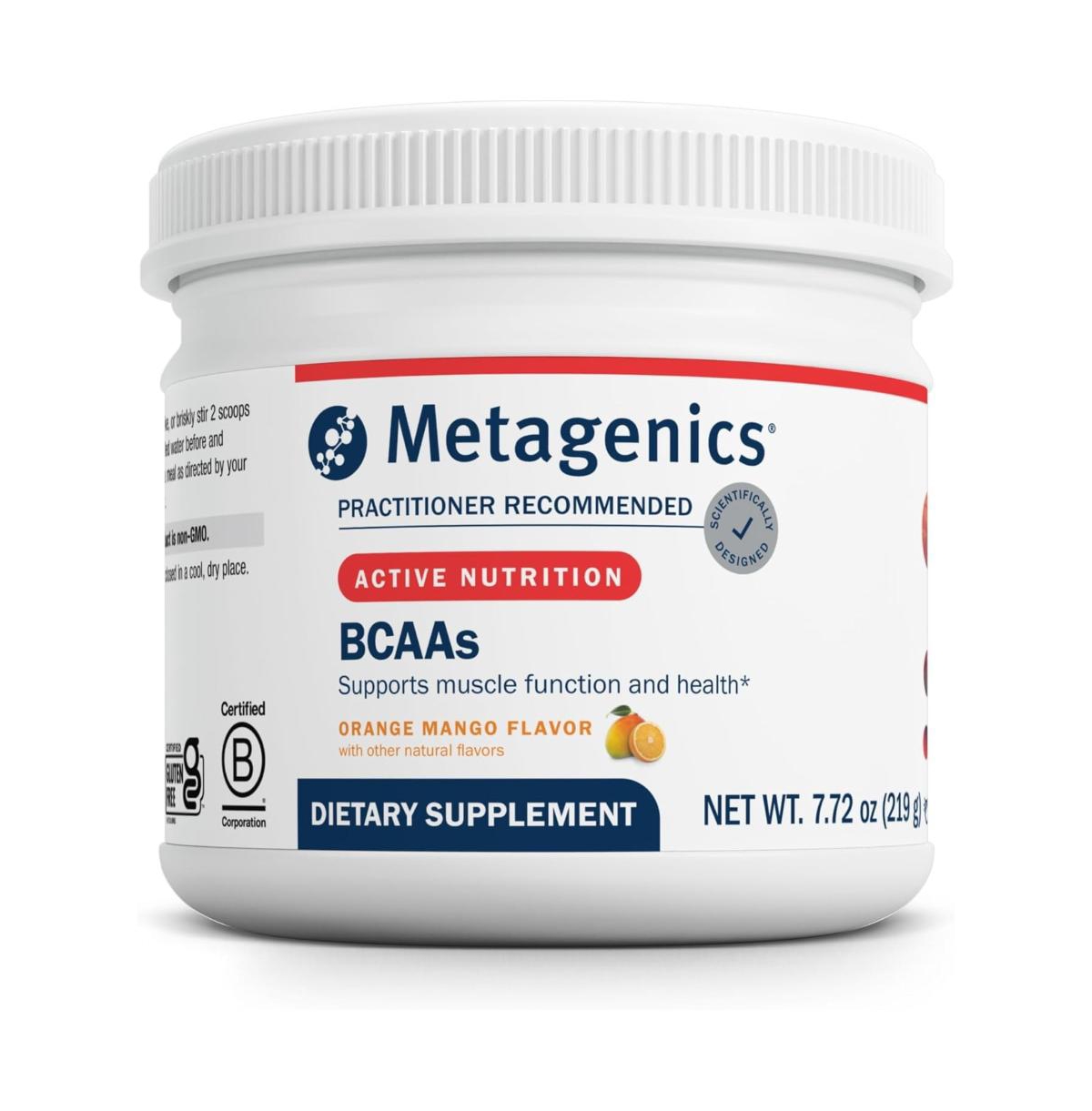 Metagenics BCAAs Powder - Orange Mango Flavor - 2:1:1 Ratio of Leucine, Isoleucine and Valine - Supports Muscle Recovery, Endurance