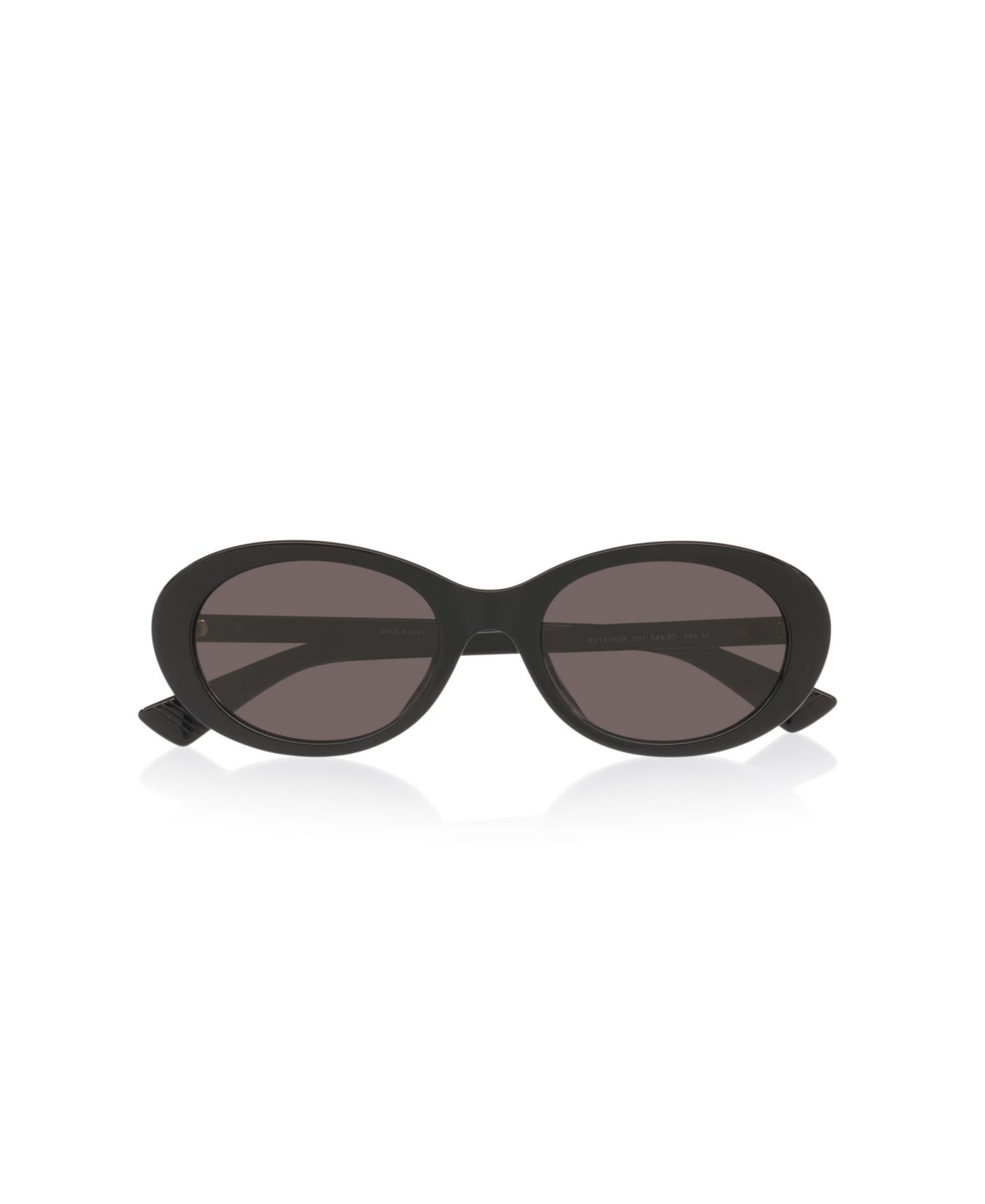 Женские солнцезащитные очки Bottega Veneta Round Low-Bridge BV1415SK, цвет: Чёрный — фото 5