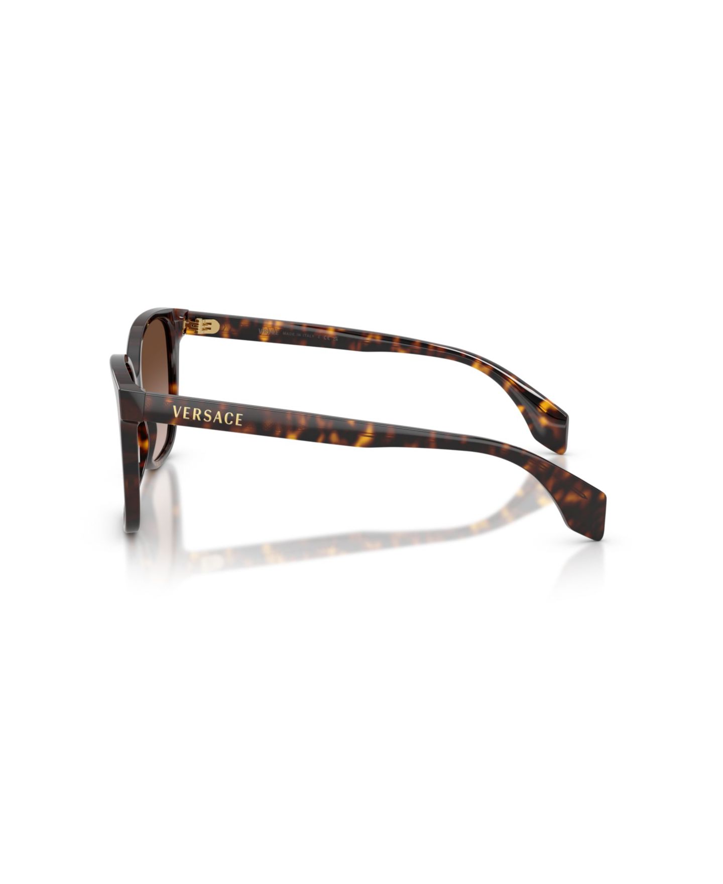 Женские солнцезащитные очки Versace Butterfly Gradient Sunglasses VE4523, цвет: Тёмный гавана — фото 4