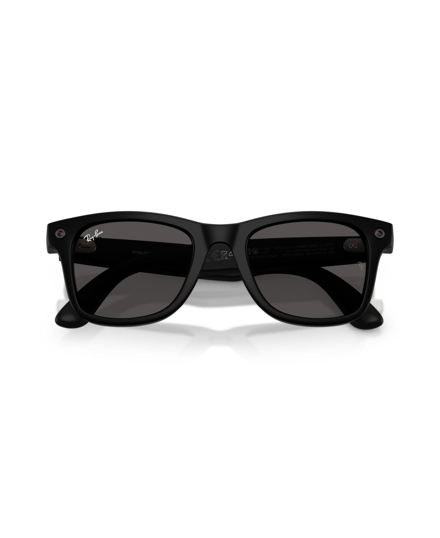 Солнцезащитные очки Ray-Ban Meta Gen 3 Wayfarer RW4011, цвет: Матовый чёрный — фото 10