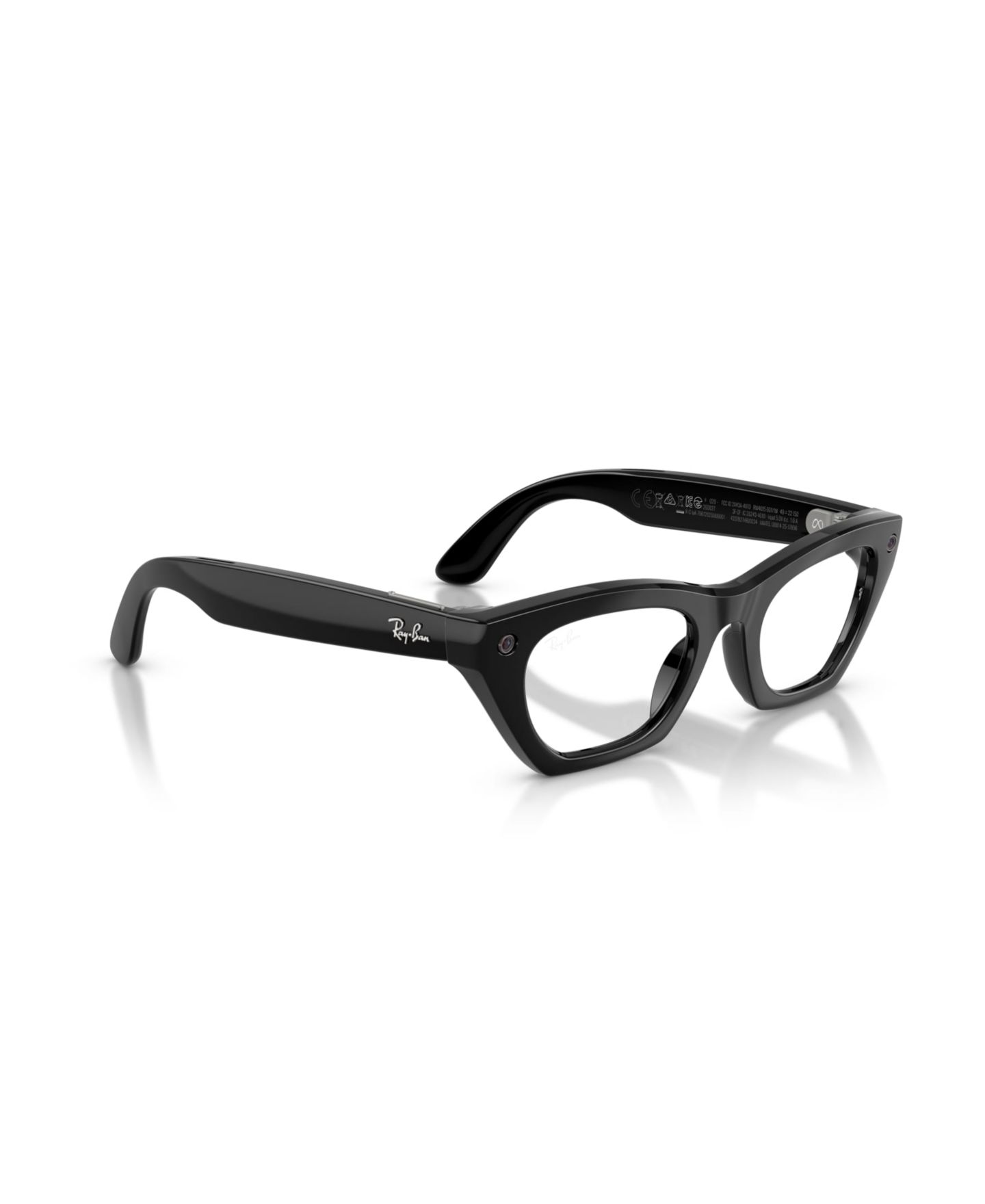 Смарт-очки Ray-Ban Meta Gen 3 Cat Eye Zena RW4015 унисекс с ИИ и линзами Transitions, цвет: Блестящий — фото 6
