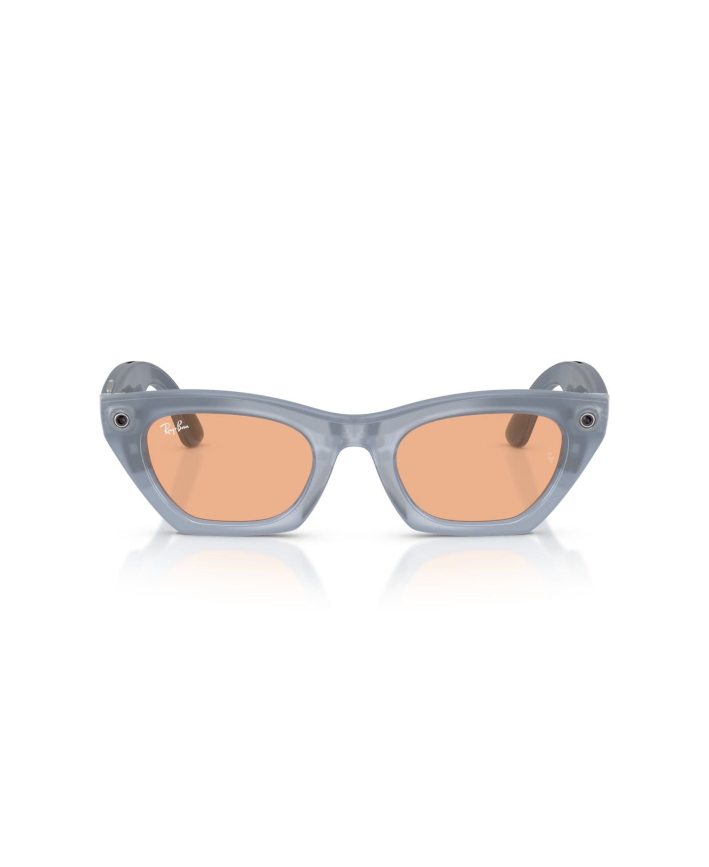 Смарт-очки Ray-Ban Meta Gen 3 Cat-Eye Zena RW4015 унисекс с ИИ и линзами Transitions, цвет: Серый сиреневый — фото 9
