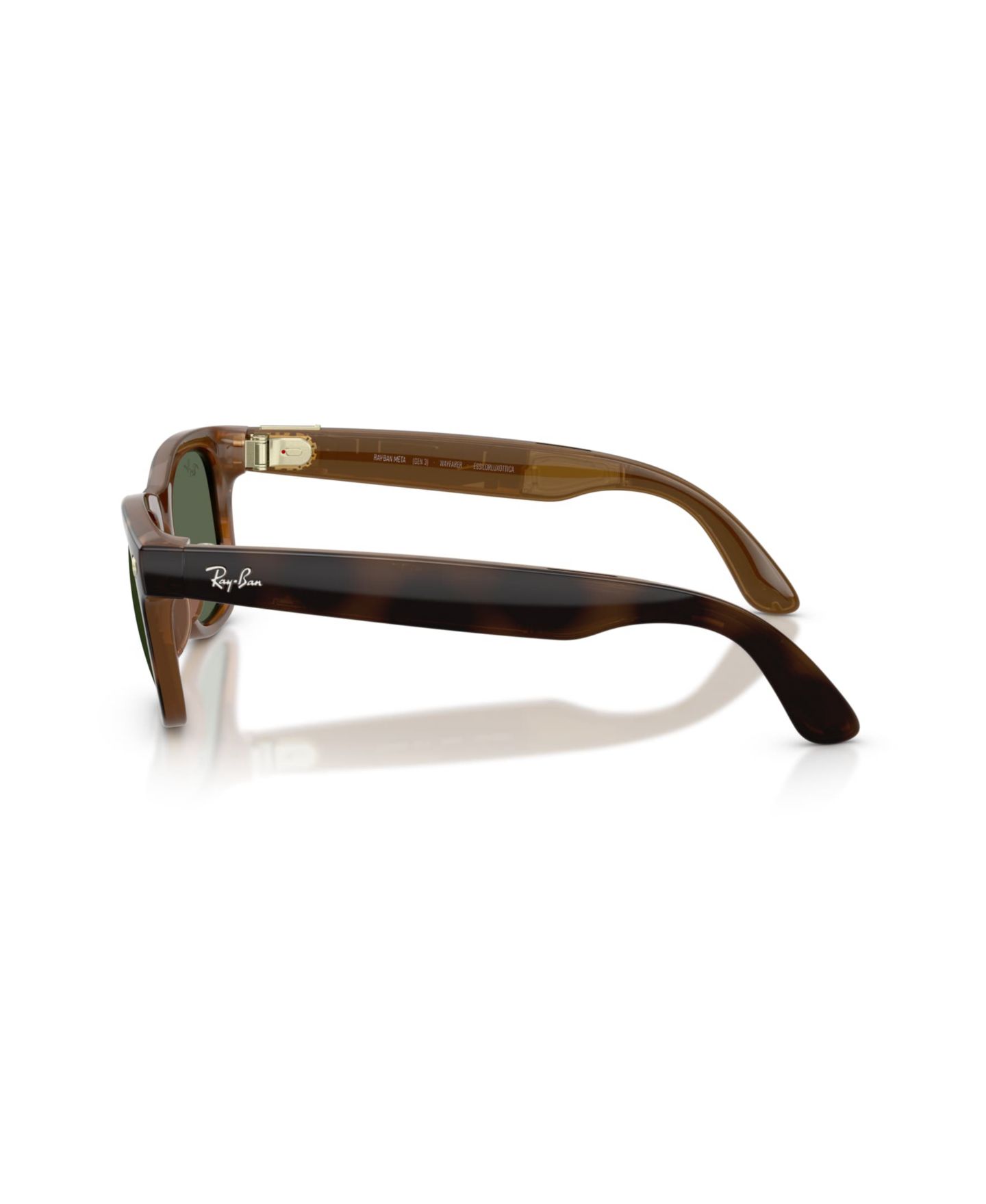 Солнцезащитные смарт-очки Ray-Ban Meta Gen 3 Wayfarer RW4011 с ИИ, цвет: Гавана — фото 3